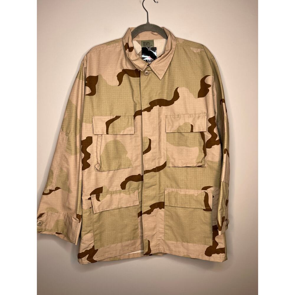 NWT Tru Spec US Army Military Desert Camo Tactical Field Combat Shirt‎ Jacket M